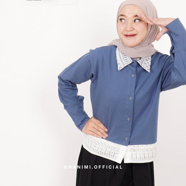 Sophia Shirt Steelblue