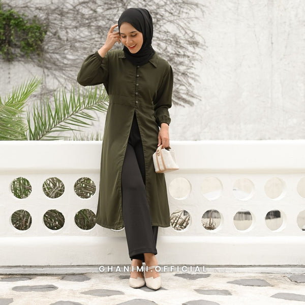Laura Midi Dress Zaitun