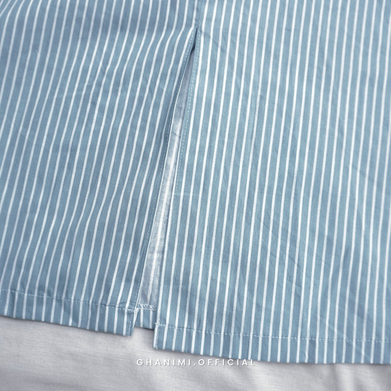 Azkia Dress Steel Blue