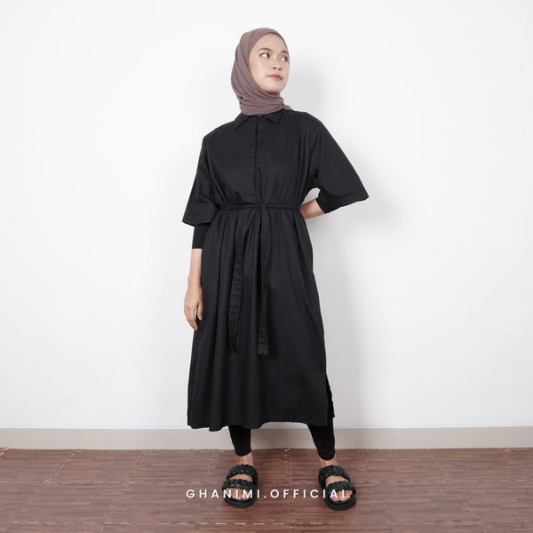 Fiona Midi Dress Black