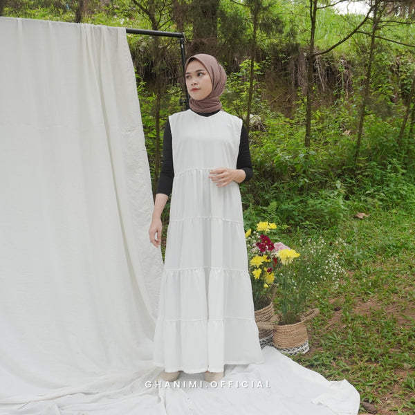 Helma Dress Broken White