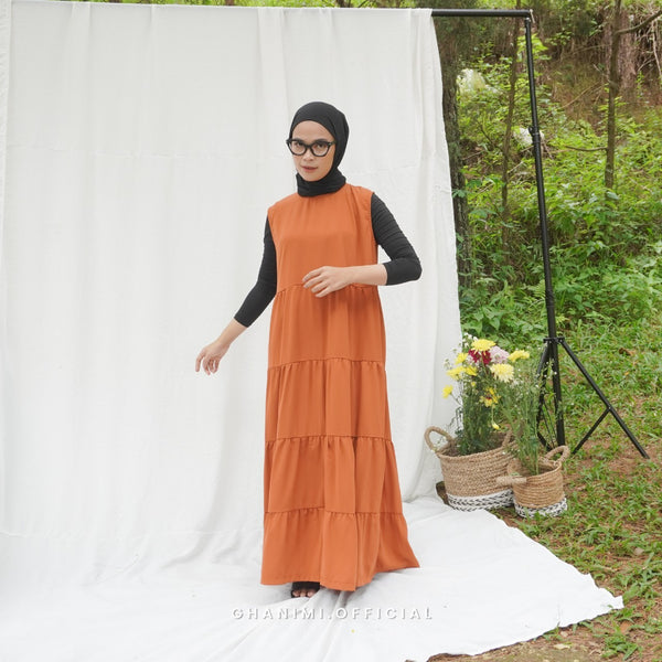 Helma Dress Apricot