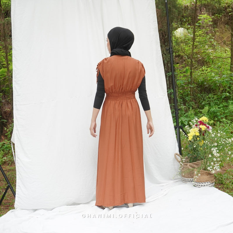 Kiyora Dress Rust