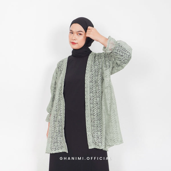 Sarah Lace Outer Sage Green